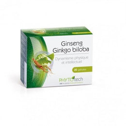 Ginseng – Ginkgo Biloba 20 gélules - Parapharmacie en Ligne
