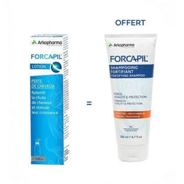 ARKOPHARMA FORCAPIL LOTION ANTI-CHUTE 150 ML Achete + FORCAPIL SHAMPOOING 200 ML Offert - Parapharmacie en Ligne