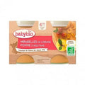 BABYBIO Petit Pot Mirabelle & Pomme 2x130g Bio - Parapharmacie en Ligne