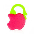 BÉBÉDOR ANNEAU DE DENTITION FRUITS EN SILICONE ROUGE- 513