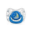 BEBEDOR SUCETTE CRYSTAL ORTHO 18M+ REF 173 Bateau - Parapharmacie en Ligne