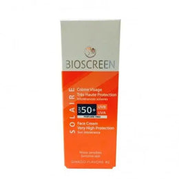 BIOSCREEN SOLAIRE CREME VISAGE TRES HAUTE PROTECTION 50 ML - Parapharmacie en Ligne