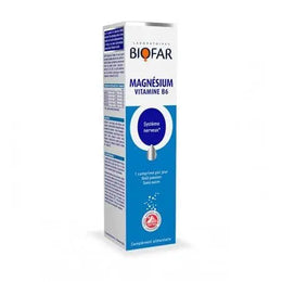 Biofar Magnésium b6+b2 20 capsules - Parapharmacie en Ligne