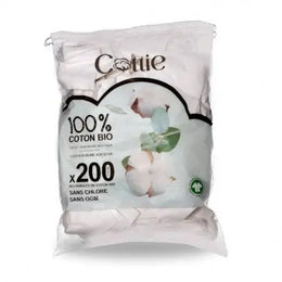 COTTIE 200 RECTANGLES DE COTON 100% BIO - Parapharmacie en Ligne