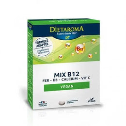 DIETAROMA Mix B12 Vegan - 60 comprimés - Parapharmacie en Ligne