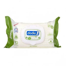 DODIE Lingettes Nettoyantes à l'Huile d'Olive Bio 70 Unités