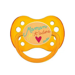 DODIE SUCETTE ANATOMIQUE +6MOIS AE2  MAMAN JE T'ADORE