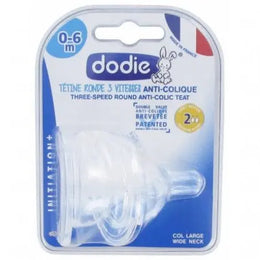 DODIE TETINE INITIATION+ ANTI COLIQUE D2 0-6M X2 - Parapharmacie en Ligne