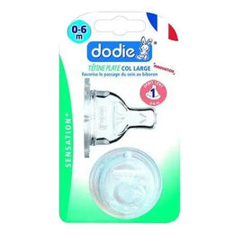 DODIE TETINE PLATE SENSATION+ ANTI COLIQUE D1 0-6M X2 - Parapharmacie en Ligne