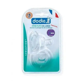 DODIE TETINE PLATE SENSATION+ ANTI COLIQUE D3 +6M X2 - Parapharmacie en Ligne