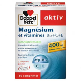 DOPPEL HERZ magnesium et vitamines b12+c+e - Parapharmacie en Ligne