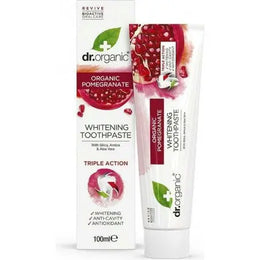 DR. ORGANIC Dentifrice à la Grenade Bio 100ml - Parapharmacie en Ligne