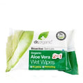 Dr. Organic Lingettes humides à l'aloe vera 20 u - Parapharmacie en Ligne