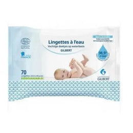 Gilbert lingettes Bio a l'eau 70 Unités - Parapharmacie en Ligne