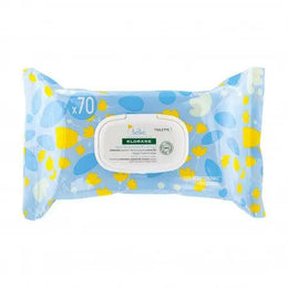 Klorane - Lingettes nettoyantes douces pour le corps au Calendula apaisant - Bébé - Peau normale à sèche 70 u - Parapharmacie en Ligne