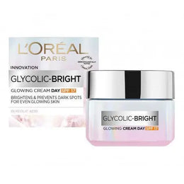 L'OREAL PARIS Glycolic bright crème jour SPF17 50ml - Parapharmacie en Ligne