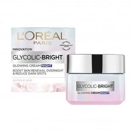 L'OREAL PARIS Glycolic bright crème nuit 50ml - Parapharmacie en Ligne