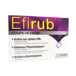 Les 3 chênes Efirub 8 sachets coup de froid