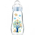 MAM BIBERON EN VERRE BLEU FEEL GOOD 260 ML