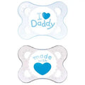 MAM ORIGINAL SUCETTE 0-6 MOIS SILICONE BLEU