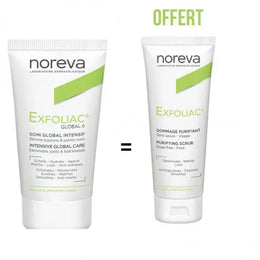 NOREVA EXFOLIAC GLOBAL 6 - 30ml Achete + EXFOLIAC GOMMAGE PURIFIANT 50ml Offert