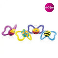 NUBY  Sucette en silicone Paci-Pals forme ovale avec picots de massage 6-18 mois ID5880MFSN1