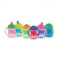 NUBY Gobelet en PP à Anses et Bec rigide et fermeture à clik couvercle 240ml  +6mois -ID10209