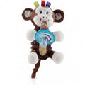 NUBY Peluche avec sucette Natural Flex Cerise 100% silicone  - 0-6m ID5853