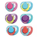 NUBY Sucette en silicone classique orthodentique avec picots de massage   0-6m ID92990SOS