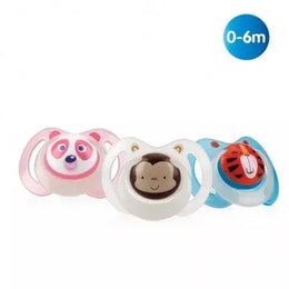 NUBY Sucette en silicone phosphorescente Ovale classique avec picots de massage  0-6mois ID5877SFSN
