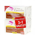 ROGE CAVAILLES LOT DE 3 SAVONS LAIT DE ROSE +1 OFFERT