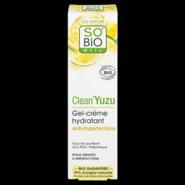 So Bio Yuzu Gel Crème Hydratant Anti-imperfections 40Ml