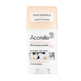 Acorelle DEODORANT DOUCEUR CŒUR DE JASMIN BIO 45G - Parapharmacie en Ligne