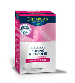 Parapharmacie en Ligne DIETAROMA CAPLIGNE KONJAC & CHROME 60 Comprimès DIETAROMA Parapharmacie en Ligne