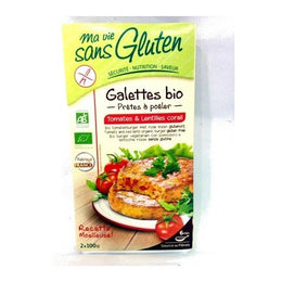 Galettes tomates et lentilles corail 2x100g