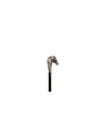 Canne en bois poignet cheval en nickel