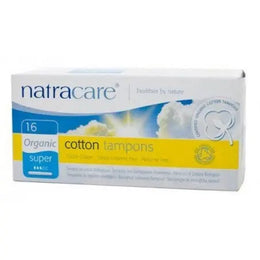 natracare tampons super avec applicateur 16u