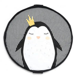 play&go Sac de rangement de jouets et tapis de jeux SOFT Pingouin