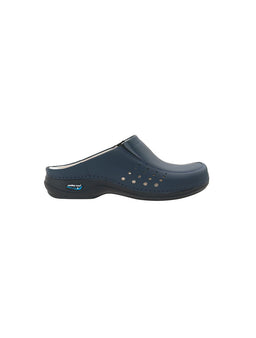 Sabot en cuir perforé lavable