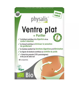 Physalis Ventre Plate +Purifier 45 comprimes Parapharmacie en Ligne Parapharmacie en Ligne