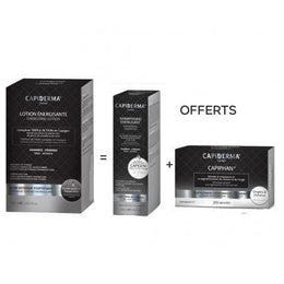 Capiderma Lotion Soin Intensif Anti-Chute 150 Ml + Shampooing 75ml Et Capiphan 20 gélules Offert - Parapharmacie en Ligne