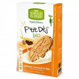 Moulin Du Pivert  PTIT DEJ CEREALES, CHOCOLAT & MIEL 190 G