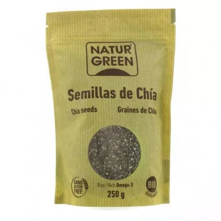 NaturGreen Graines de Chia BIO 250g - Sans Gluten