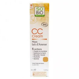 SO BIO CC CREAM 5 ACTIONS - TEINTE UNIVERSELLE  40ml AU LAIT D'ANESSE