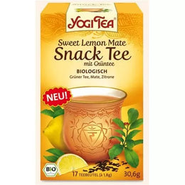 YOGI TEA Citron et Maté Snack Tea au Thé Vert 17x2g