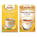 YOGI TEA DUO GINGEMBRE CITRON ET GINGEMBRE ORANGE VANILLE