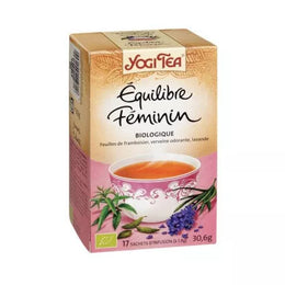 YOGI TEA Equilibre Féminin 17x 2g ( Feuilles de framboisier, réglisse, verveine odorante, mélisse, lavande)