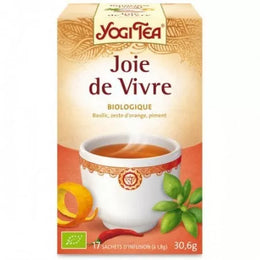 YOGI TEA Joie de vivre 17x 2g (Basilic, réglisse, jus de citron séché, zeste d'orange, gingembre, piment)